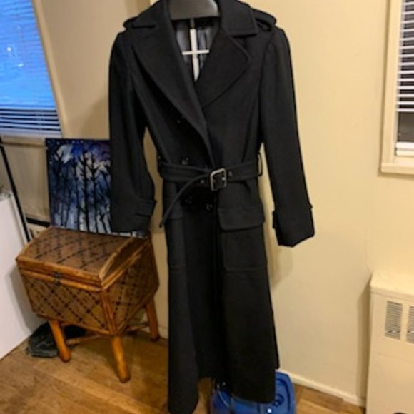 BCBG Max Azaria Military Maxi Coat - Picture 2 of 10